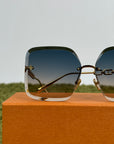 Occhiali Da sole Louis Vuitton Jewel Square Oro