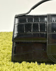 Borsa Jacquemus La grande Bambino Coccodrillo Nero