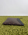 Pochette Louis Vuitton marrone e nera