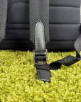 Zaino Dior Saddle In Jacquard e pelle di Vitello Grigio