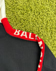 Felpa Balenciaga Knitted Crest Nera Multicolor S - Second Hand Di Fiore