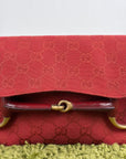 Borsa Gucci Horsebit Chain Rossa