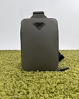 Borsa Monospalla Brique Prada in pelle saffiano Verde
