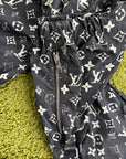 Pantalone Louis Vuitton Stencil Effect Monogram Nero 36
