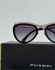 Occhiali da sole Cat-eye Chanel Nero - Second Hand Di Fiore