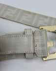 Cintura Fendi bianca