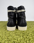 Rick Owens Ramones DRKSHDW in pelle Nero 43