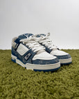 Louis Vuitton Trainer in Denim Blu 7.5