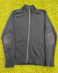 Cardigan a zip Prada Blu Navy 48