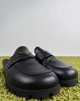 Sabot in pelle nera Prada 44,5