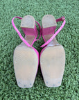 Sandali Valentino Garavani slingback onestud Rosa 39