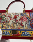 Mini Borsa Dolce&Gabbana Sicily Rossa Multicolor