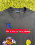 T-Shirt Nera Louis Vuitton X Nba XXL