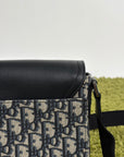 Borsello Dior Monogram blu e grigio