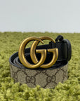 Cintura Gucci Monogram Beige 90/36