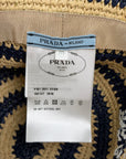 Cappello Prada beige e blu