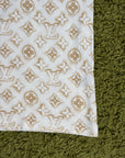 T shirt Louis Vuitton Size L bianca e oro