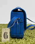 Borsa a tracolla belvedere goyard blu