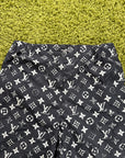 Pantalone Louis Vuitton Stencil Effect Monogram Nero 36
