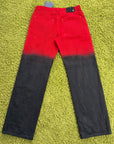 Completo Louis Vuitton Rosso Nero Giacca 50 Jeans 33
