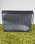 Goyard Pochette Conti in tela Goyardine Grigia