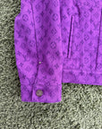 Giacca Monogram in denim Viola Louis Vuitton 54