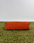 Borsa Ferragamo Gancini Chain Arancione