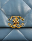 Borsa Chanel 19 Trapuntata in Pelle Azzurra