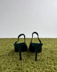 Tacchi Saint Laurent Size 39 verdi smeraldo