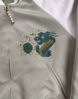 Giacca Souvenir Sukajan Con ricamo di Draghi Louis Vuitton Verde L