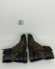 stivale Louis Vuitton Wonderland Size 36.5 Marrone e nero