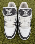 Louis Vuitton Trainer Denim Grigia 6 - Second Hand Di Fiore