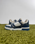 Louis Vuitton Trainer In Denim Blu 6