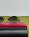 Occhiali da sole Cartier Panthère geometrici