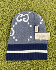 Cappello Gucci GG Knit in cashmere Grigio Multicolor M