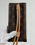 Custodia per Occhiali Da Sole Louis Vuitton Marrone