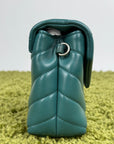 Borsa a tracolla Saint Laurent Toy LouLou Verde