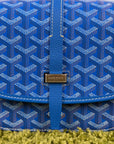 Borsa a tracolla belvedere goyard blu