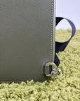Borsa Monospalla Brique Prada in pelle saffiano Verde