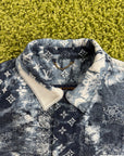 Completo Louis Vuitton in denim Multicolor Camicia S Pantaloncino 30