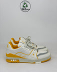 Louis Vuitton Trainer Size 8.5=42.5veste 43 bianca e gialla