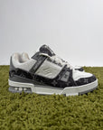 Louis Vuitton Trainer Denim Grigia 6 - Second Hand Di Fiore
