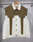 Completo Gucci bianco e marrone L