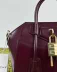 Borsa Mini Antigona Lock Bag Givenchy Bordeaux