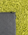 Pochette Louis Vuitton S-Lock in in pelle nera Monogram