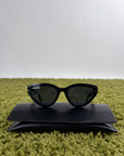 Occhiali Christian Dior Signature B2U In Acetato Nero con montatura a farfalla