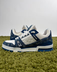 Louis Vuitton Trainer in Denim Blu 8.5
