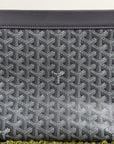Goyard Pochette Conti in tela Goyardine Grigia