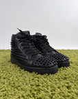 Christian Louboutin Spikes High in pelle Nera