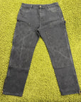 Jeans Louis Vuitton Carpenter in Denim Nero 36